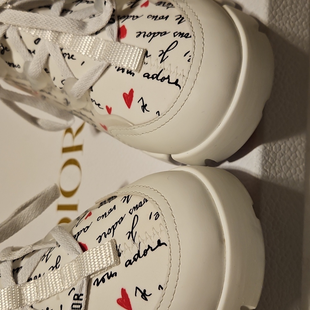 🛑DIOR D-Connect Je Vous Adore Sneakers - Picture 4 of 7
